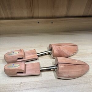 Nordstrom Men's Shop Cedar Wood Shoe Trees Stretchers Size Large Made in USA